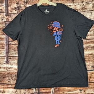 Nike Tee Peace Just Do It Black Unisex XL